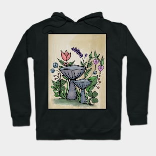 Mushrooms in the Garden Hoodie